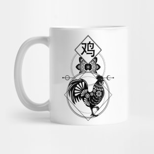 Chinese, Zodiac, Rooster, Astrology, Star sign Mug